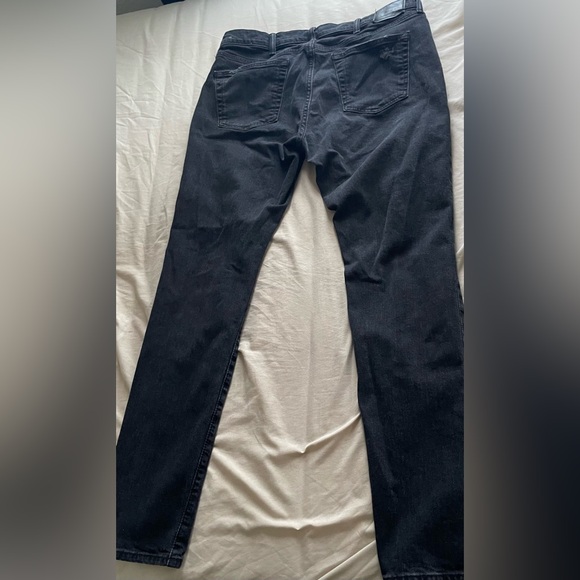 36Wx32L black ripped Abercrombie & Fitch super slim jeans - Picture 2 of 2